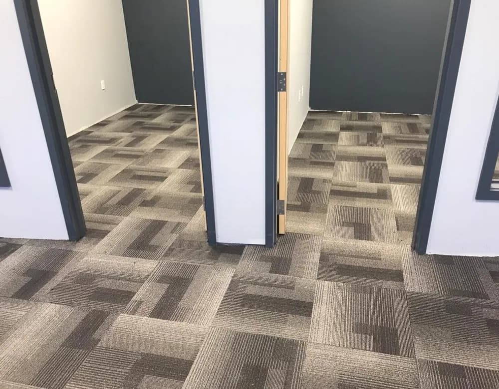 Commercial carpet and tile flooring installed in Connecticut